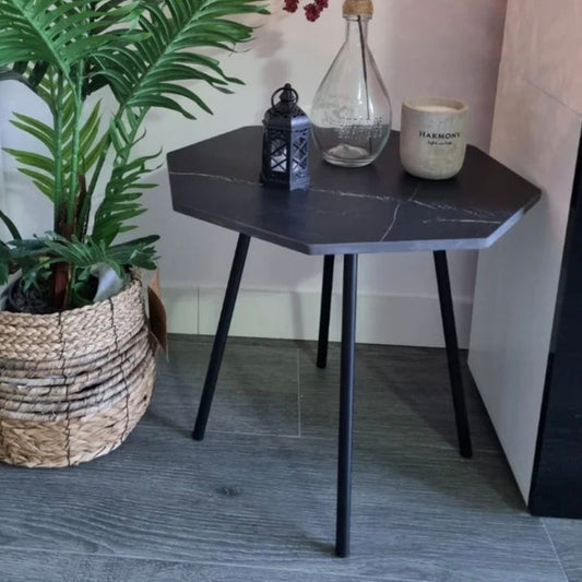 Mesa decorativa de porcelánico